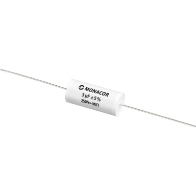 Monacor MKTA-30 MKT-foliekondensator, 3.0 µF, 250 V