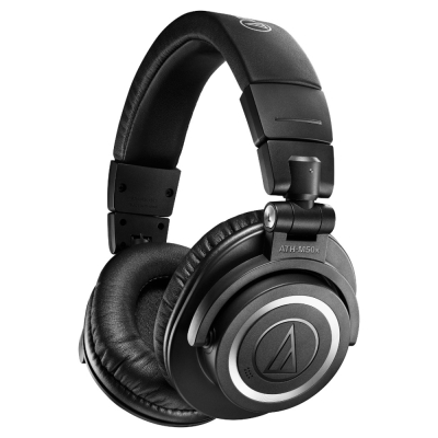 Audio Technica ATH-M50xBT2, trådlösa over-ear hörlurar, svart