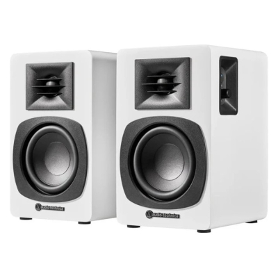 Audio Technica AT-SP3X aktiva stereohögtalare, vitt par