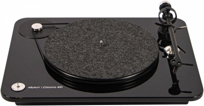 Elipson Chroma 400 skivspelare med OM10, pianosvart