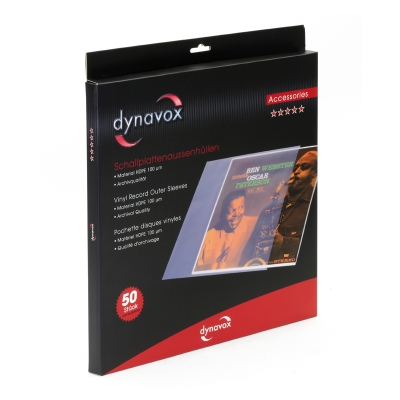 Dynavox ytterfodral för LP-omslag, 50-pack