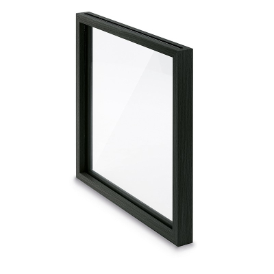 Dynavox LP-ram i MDF, svart