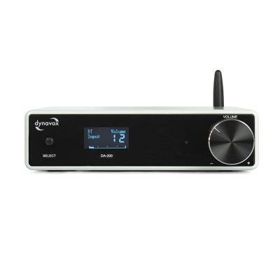 Dynavox DA-200 kompakt förstärkare med USB-DAC, vit