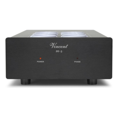 Vincent PF-3 nätfilter med DC Blocker, svart