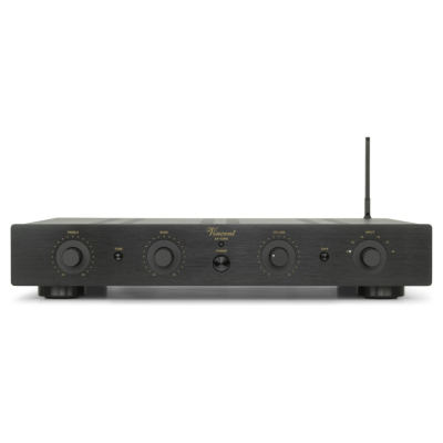 Vincent SA-32MK rörbaserat försteg med XLR och Bluetooth, svart
