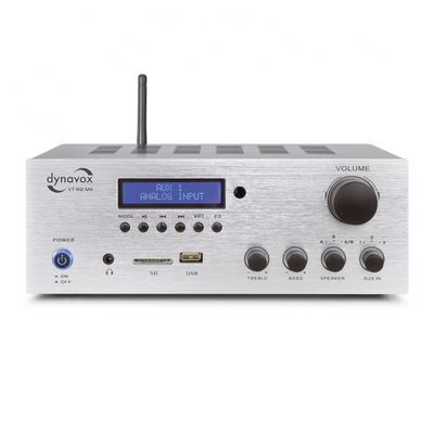Dynavox VT80MK midiförstärkare med BT & Radio, silver