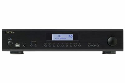 Rotel A14 MKII stereoförstärkare med DAC, RIAA-steg & MQA-stöd, svart