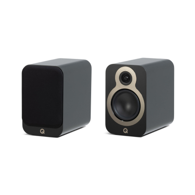 Q Acoustics 3020c stativhögtalare, mattsvart
