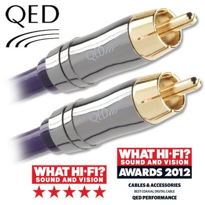 Qed Performance Digital Audio Coaxial 3M i gruppen Hemmaljud / Kablar / Digital kabel hos BRL (400QE6201)