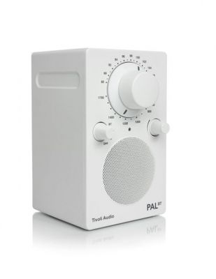 Tivoli Audio PAL BT, FM-radio med Bluetooth, vit