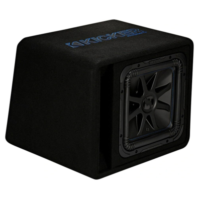 Kicker Solo-Baric VL7S122, portad 12 tums baslåda, 2 ohm