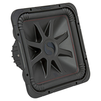 Kicker Solo-Baric L7R154, fyrkantigt 15 tums baselement, 2x4 ohm
