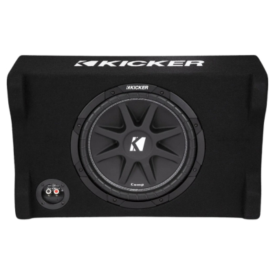Kicker Comp CDF104, 10 tums nedåtriktad baslåda, 4 ohm