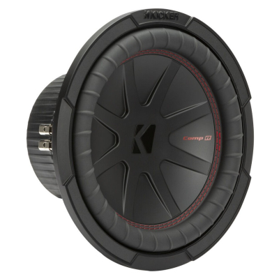 Kicker CompR CWR102, 10 tums baselement, 2x2 ohm