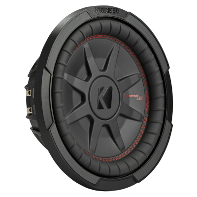 Kicker CompRT CWRT102, 10 tums baselement, 2x2 ohm