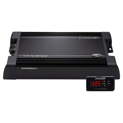 Kicker Warhorse WXA1000.4, kraftfullt 4-kanaligt slutsteg