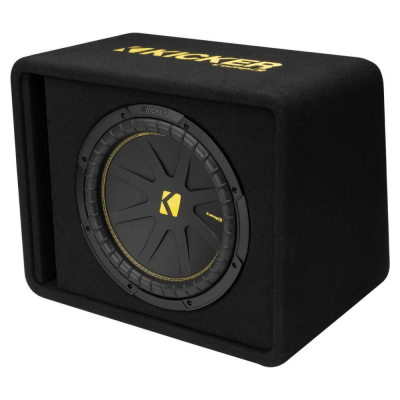 Kicker CompC VCWC122, portad 1x12 tums baslåda, 2 ohm