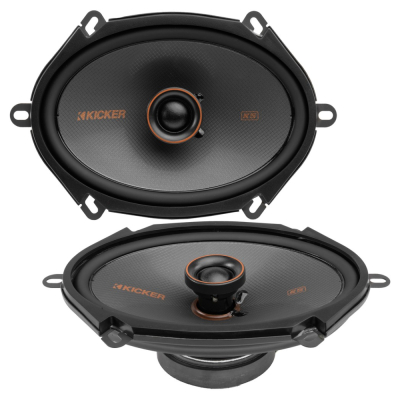 Kicker KSC6804, 6x8 tums koaxialhögtalare, par