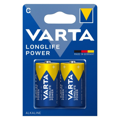 Varta Longlife Power C, alkaliska batterier 2-pack