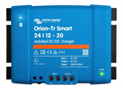 Victron Orion-Tr Smart DC-DC-laddare, 24V in 12V ut, isolerad 20A