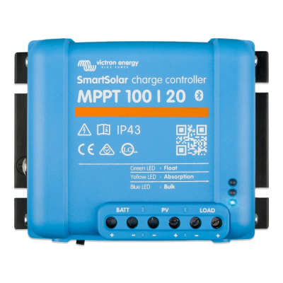 Victron SmartSolar MPPT 100/20-48V, laddningsregulator för solpaneler