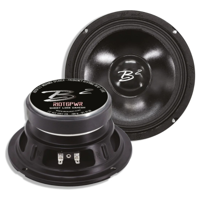 B2 Audio RIOT6PWR, 6.5 tums midbas/mellanregister, par