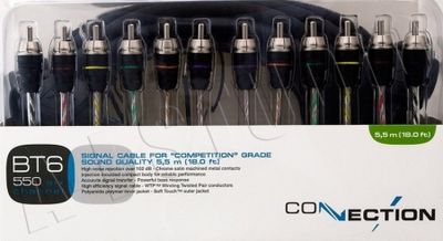 Connection Multikanal Lågnivåkabel 6kanal 5,5m