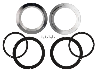 Högtalaradapter Ø200mm till Ø165mm, aluminium