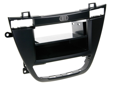 Monteringsram 2-DIN med prylfack, Opel Insignia 2008-2013, svart