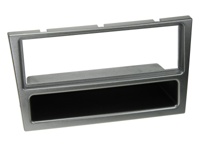 Monteringsram 1-DIN med prylfack Opel Corsa C, aluminium