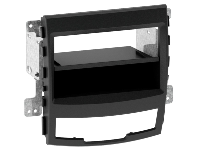 Monteringsram 2-DIN Ssangyong Korando, svart