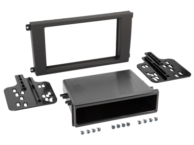 Monteringsram 2-DIN med prylfack Porsche Cayenne 2002-2010