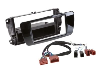 Monteringsram 2-DIN med prylfack Seat Ibiza