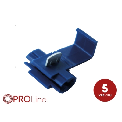 Grenkontakt 1.0mm² - 2.5mm² blå, 5-pack