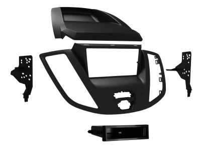 Monteringsram 2-DIN med prylfack Ford Transit V363