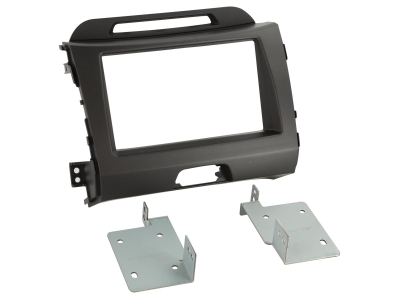 Monteringsram 2-DIN Kia Sportage, mörkgrå
