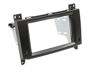 Monteringsram 2-DIN Mercedes, svart