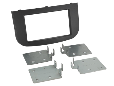 Monteringsram 2-DIN Mitsubishi Colt, svart