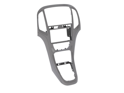 Monteringsram 2-DIN Opel Astra J, titan grey