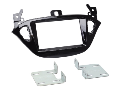 Monteringsram 2-DIN Opel Adam/Corsa E, piano black