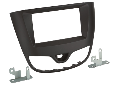 Monteringsram 2-DIN Opel Karl 2017-2019, svart