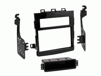 Monteringsram 2-DIN med prylfack Subaru Impreza/Crosstek