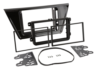 Monteringsram 2-DIN VW Touran 2015-2021, piano black