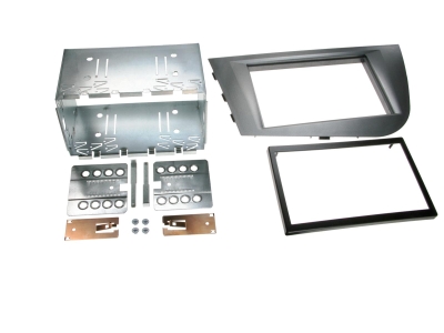 Monteringsram 2-DIN Seat Leon 2005, anthracite