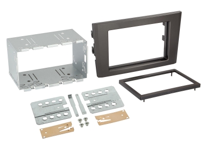 Monteringsram 2-DIN Volvo XC90, svart