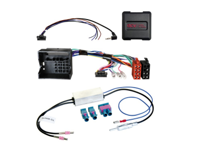 Rattstyrningskablage Seat/Skoda/VW, Fakra>DIN