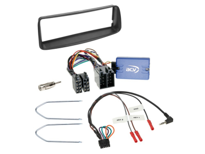 1-DIN Kit Peugeot 206 SWC/antennadapter