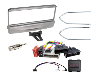 1-DIN Kit Ford silver, 8Pin/8Pin/17Pin
