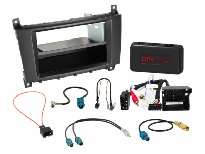 ACV Installationskit 2-DIN med prylfack Mercedes