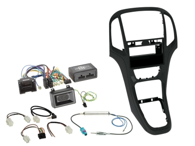 1/2-DIN Installationskit med prylfack Opel Astra J